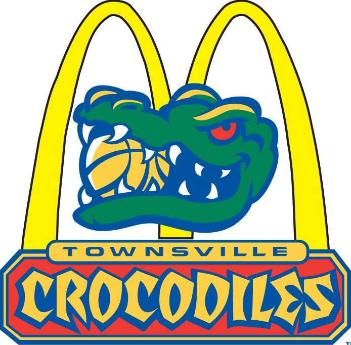 Townsville Crocodiles Pres Sponsored Logo iron on heat transfer